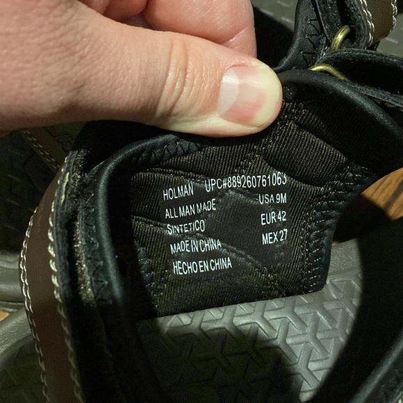 Eddie Bauer Holman Velcro Fisherman Sandals Size 9 - Picture 6 of 6